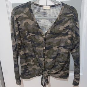 Altar’d State Waffle Knit Long Sleeve